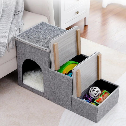 Hundtrappa med förvaring - Djurslottet