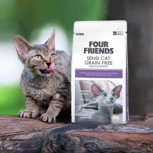 FourFriends Sensi Cat Grain Free - Djurslottet