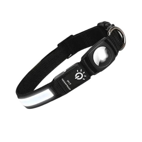 Lysande Airtag halsband För hundar