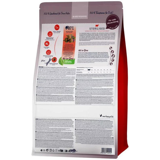 Happy Cat Sterilised Bavarian-Beef - Djurslottet