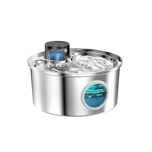 Trådlös Vattenfontän Rostfri - Djurslottet