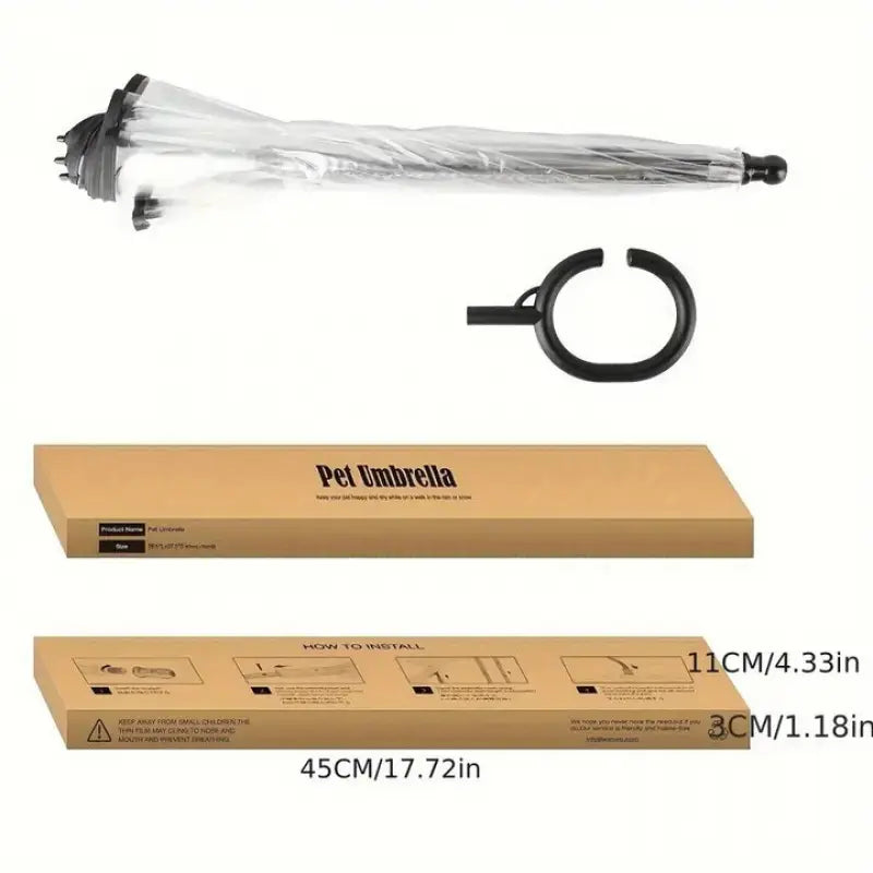 RainPaw Hundparaply Med Koppel - Djurslottet