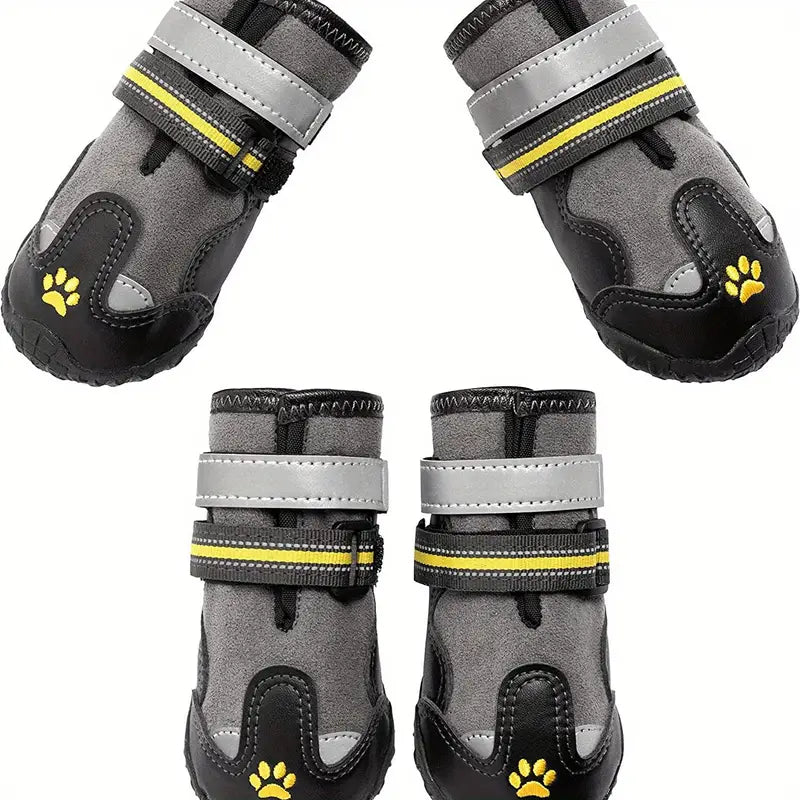 Hundskor Vinter,
Skor Till Hund Snö, SnowGrip Vattentäta Hundskor (Reflekterande) - Djurslottet