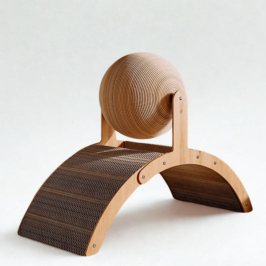 klösbräda med boll vit bakgrund