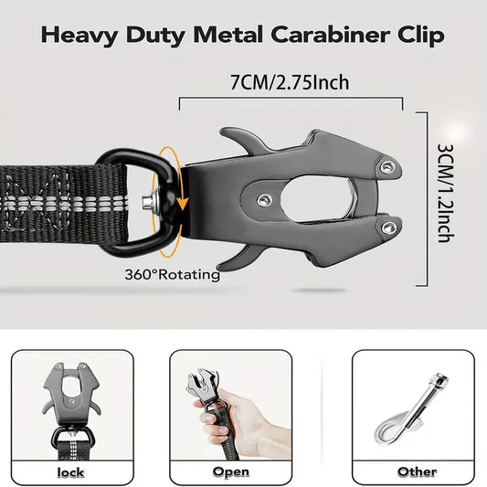 SafePaw Antiryckkoppel med Bilbältesfäste - Djurslottet