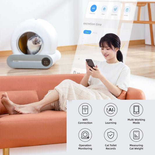 Litterluxe Pro Självrengörande Kattlåda - Djurslottet