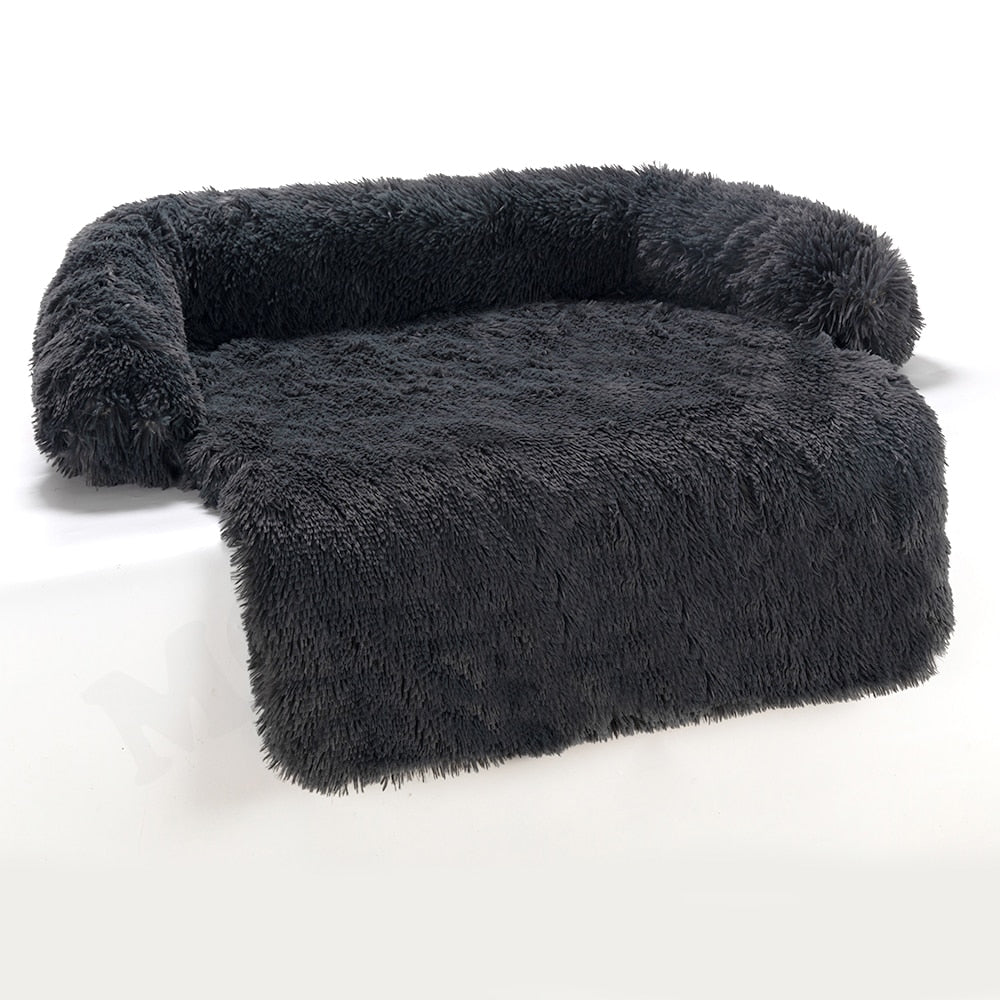 Fluffig soffbädd Svart - Djurslottet