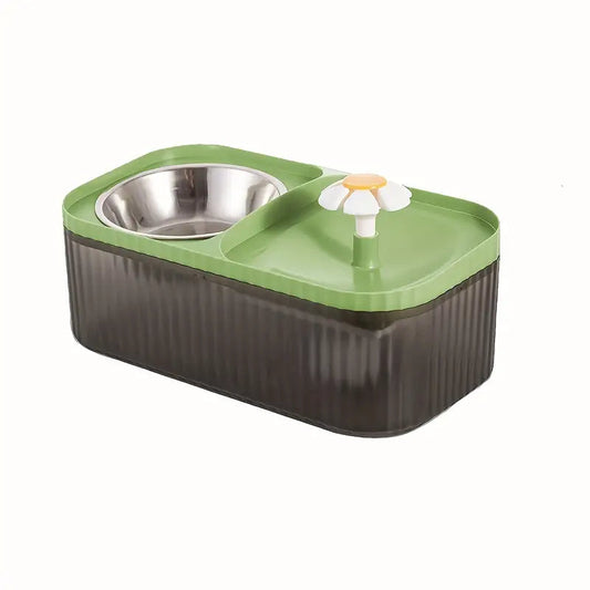 MealStream Vattenfontän med Matskål - Djurslottet