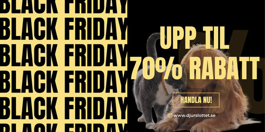 Så förbereder du dig för Black Friday hos Djurslottet