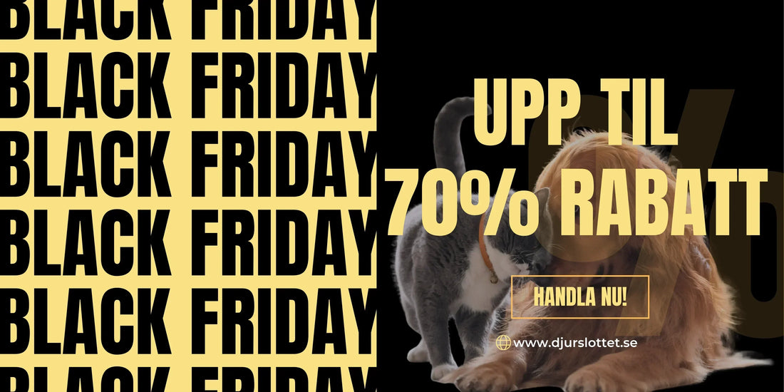 Så förbereder du dig för Black Friday hos Djurslottet