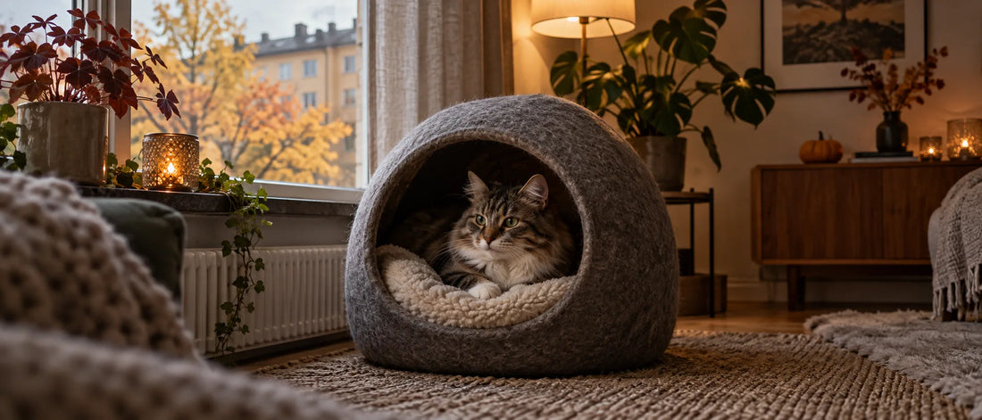 Halloween med katt: skapa en trygg plats när dörren ringer - Djurslottet