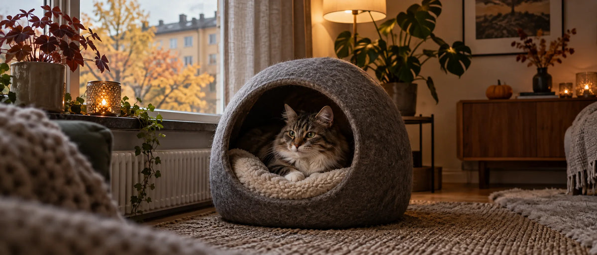 Halloween med katt: skapa en trygg plats när dörren ringer - Djurslottet