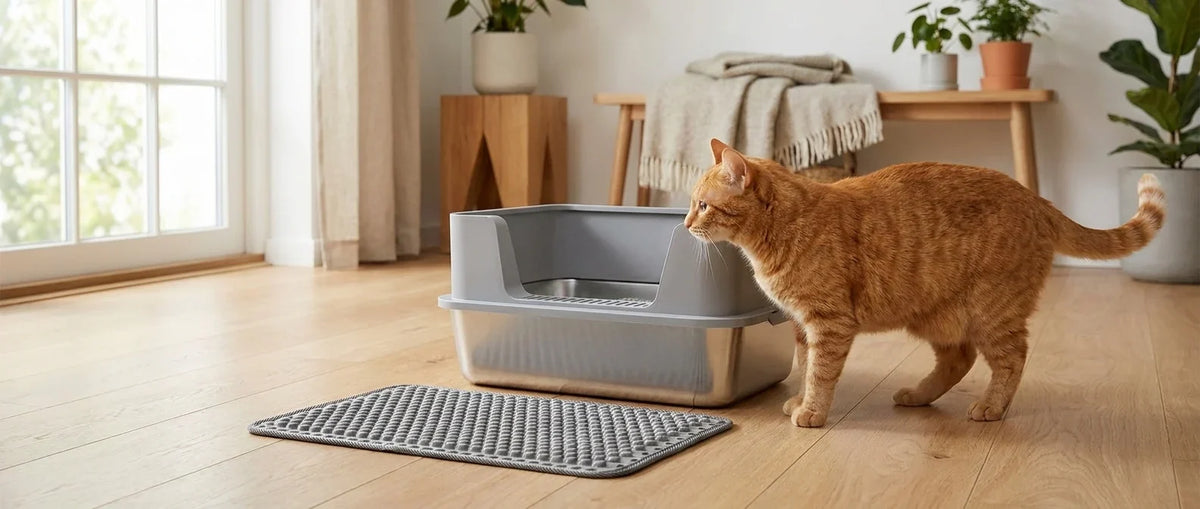 Översikt: Kattlåda för stor katt mått, kanter och material - Djurslottet