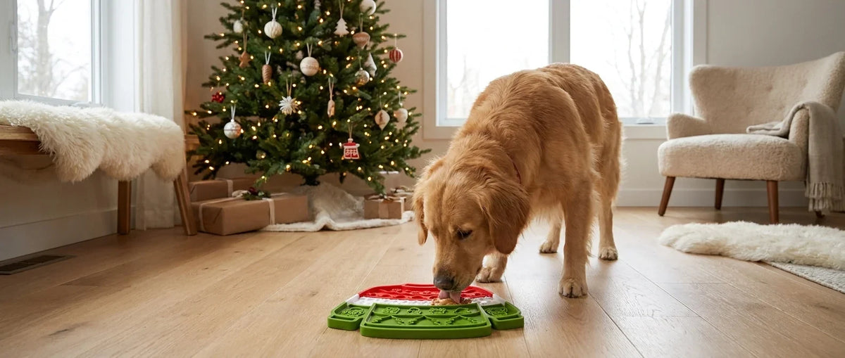 Översikt: Slickmatta till jul 7 lugna sätt att sysselsätta hunden - Djurslottet