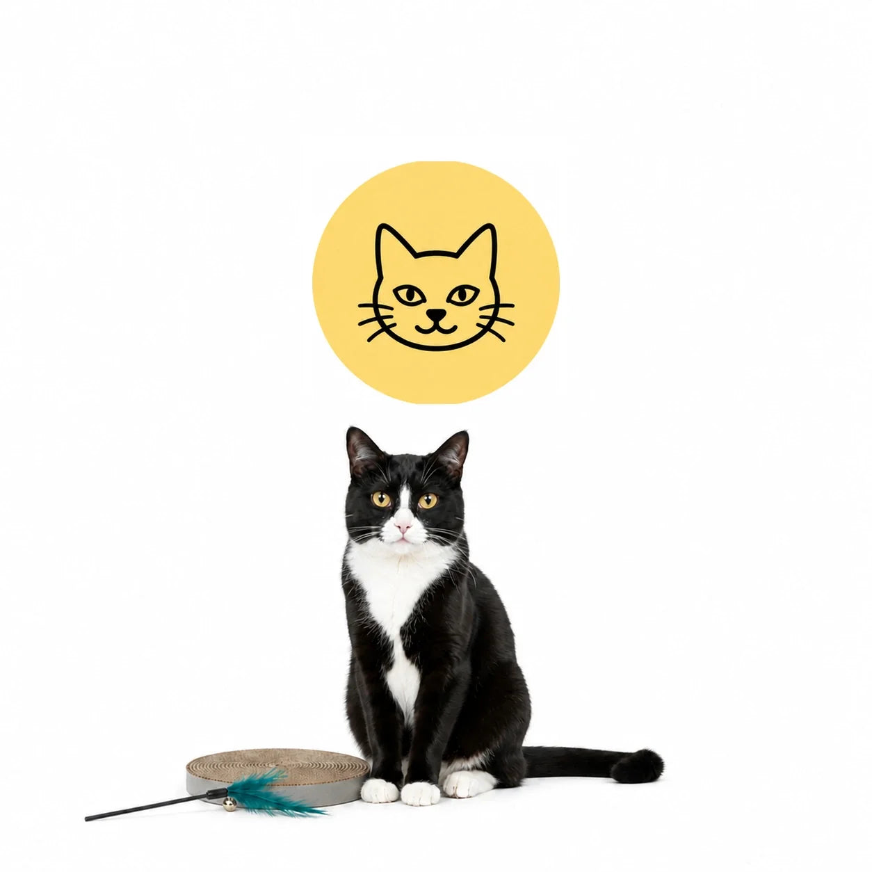 Kattprodukter och katttillbehör med klösbräda och kattleksak – Djurslottet