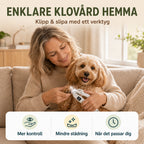 Silvetti Kloklippare 2-i-1 med Kloslip och LED