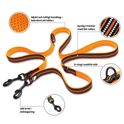 Reflexfit Multifunktionellt Hundkoppel Reflexfit Multifunktionellt Hundkoppel - Djurslottet - Djurslottet