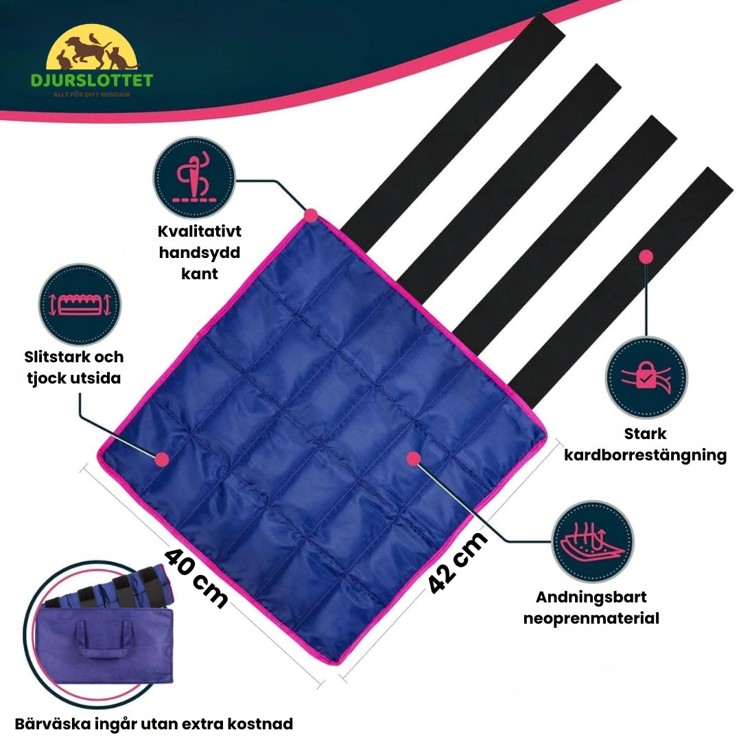 2-pack Kylbandage häst för ben Bärväska ingår utan extra kostnad - Djurslottet