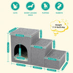 Hundtrappa med förvaring - Djurslottet