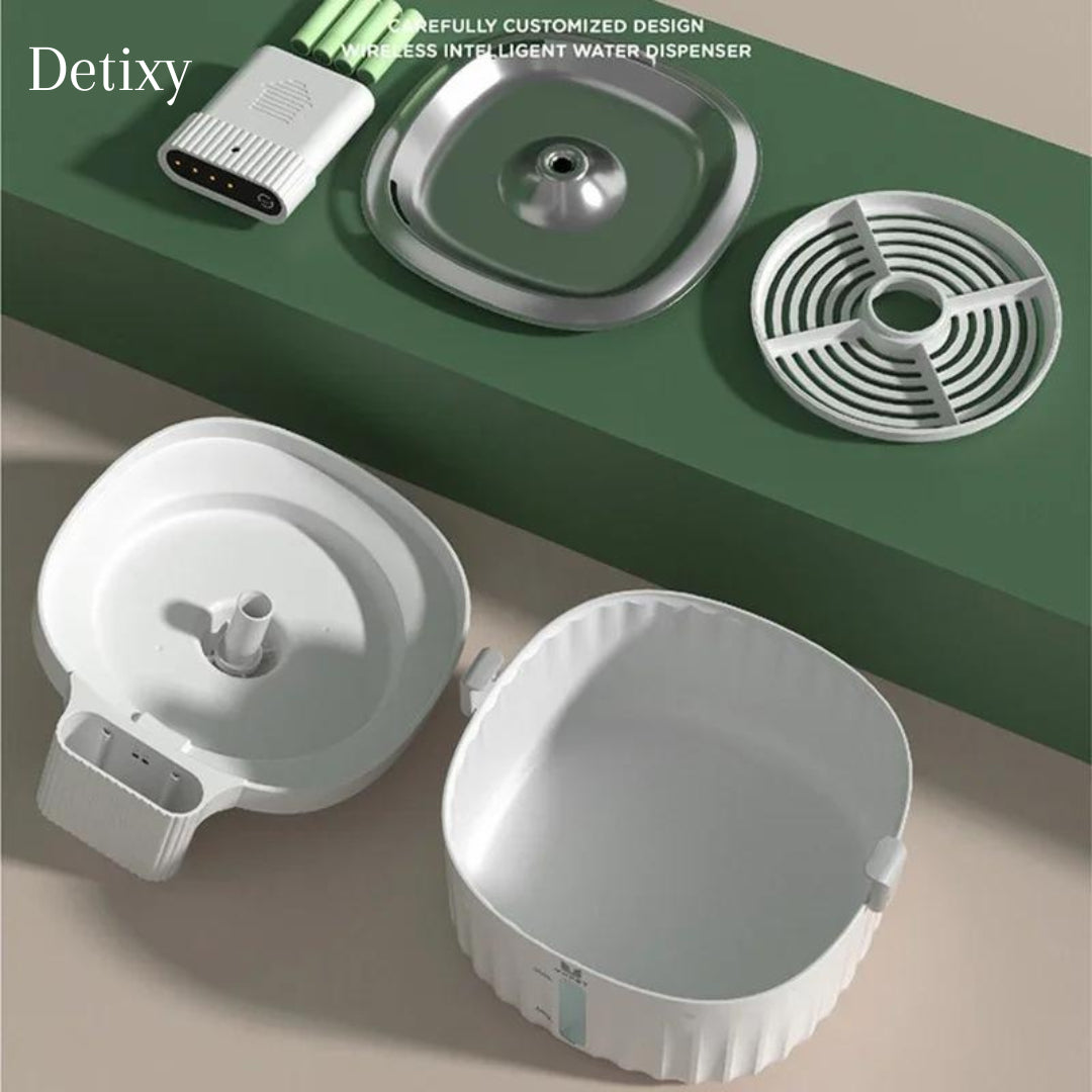 Detixy trådlös vattenfontän - Djurslottet