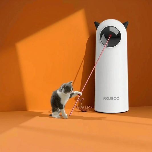 Automatisk laserpekare kattleksak Interaktiv Lekstund - Djurslottet