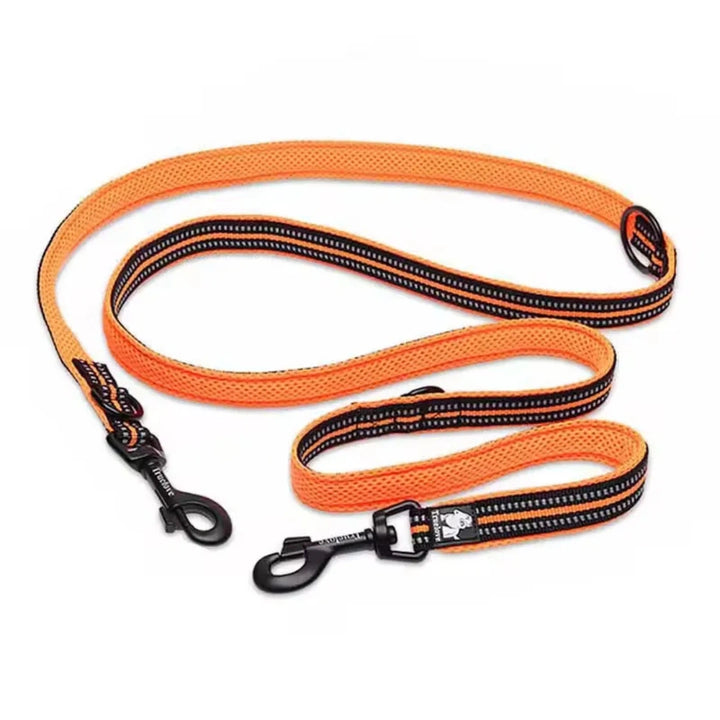 Reflexfit Multifunktionellt Hundkoppel Orange - Djurslottet