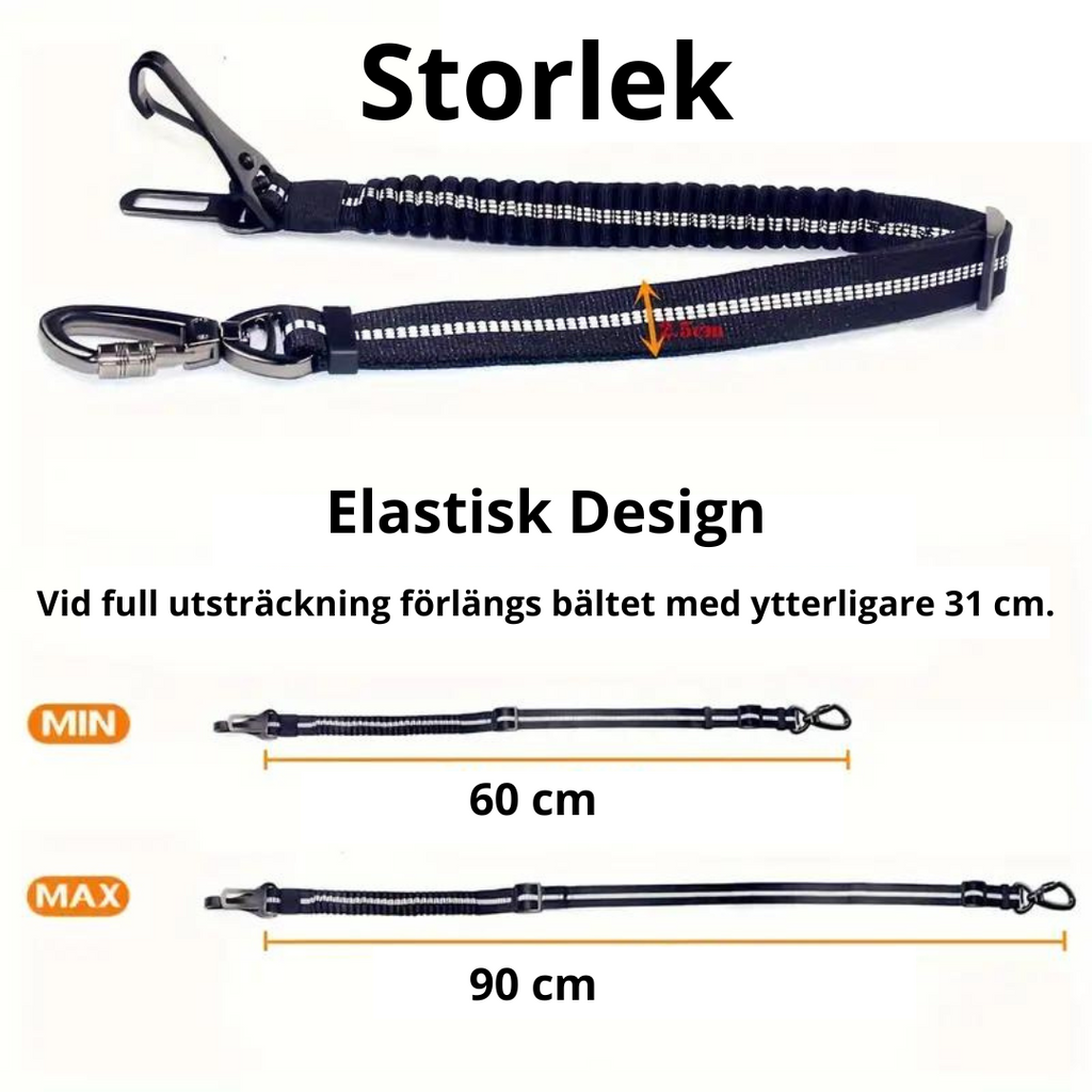 Bilbälte För Hundar, 
Bilbälte Hund, Kraftigt bilbälte för husdjur