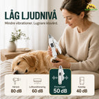 Silvetti Kloklippare 2-i-1 med Kloslip och LED