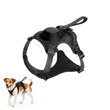 Hundsele med inbyggt flexikoppel