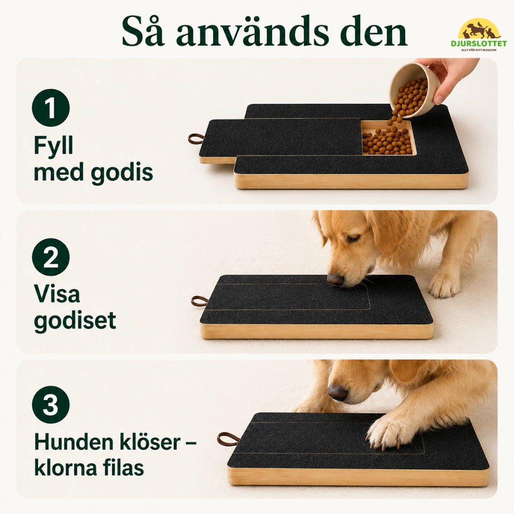 Självslipande Klobräda för Husdjur - Djurslottet