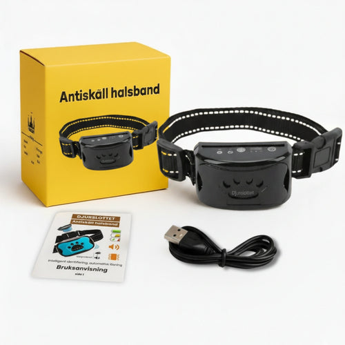 Antiskäll halsband Svart - Djurslottet
