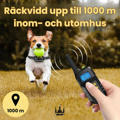 Antiskällhalsband DuoControl Räckvidd upp till 1000 m  inom- och utomhus - Djurslottet