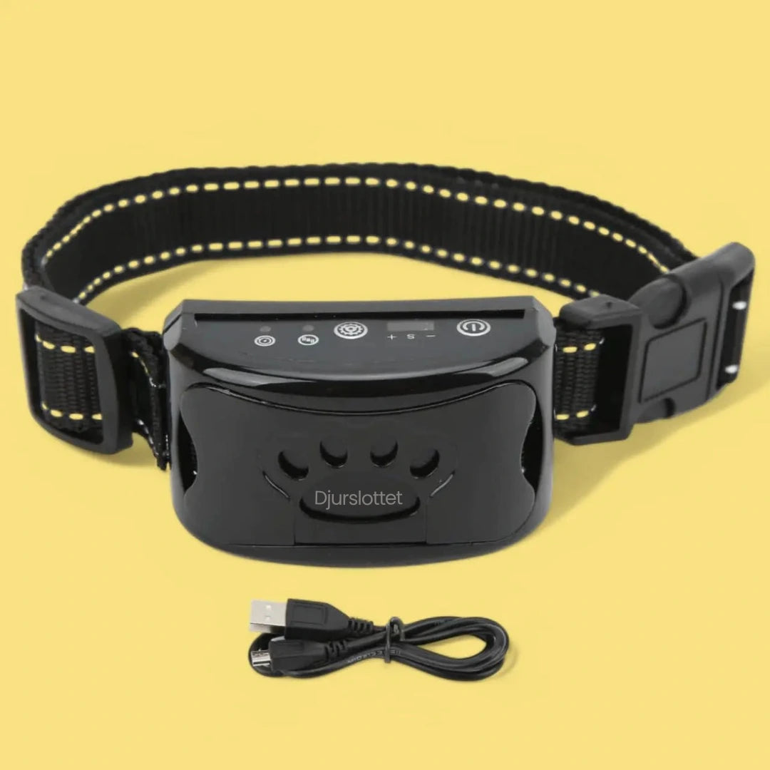 Antiskall_halsband_svart färg automatisk - Djurslottet