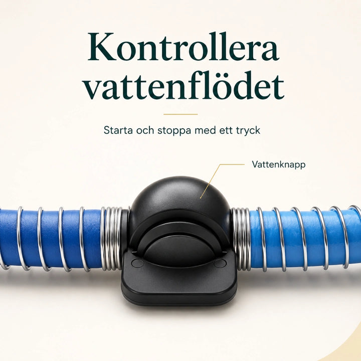 AquaGroomer Duschhandske med vattenanslutning kontrollera - Djurslottet
