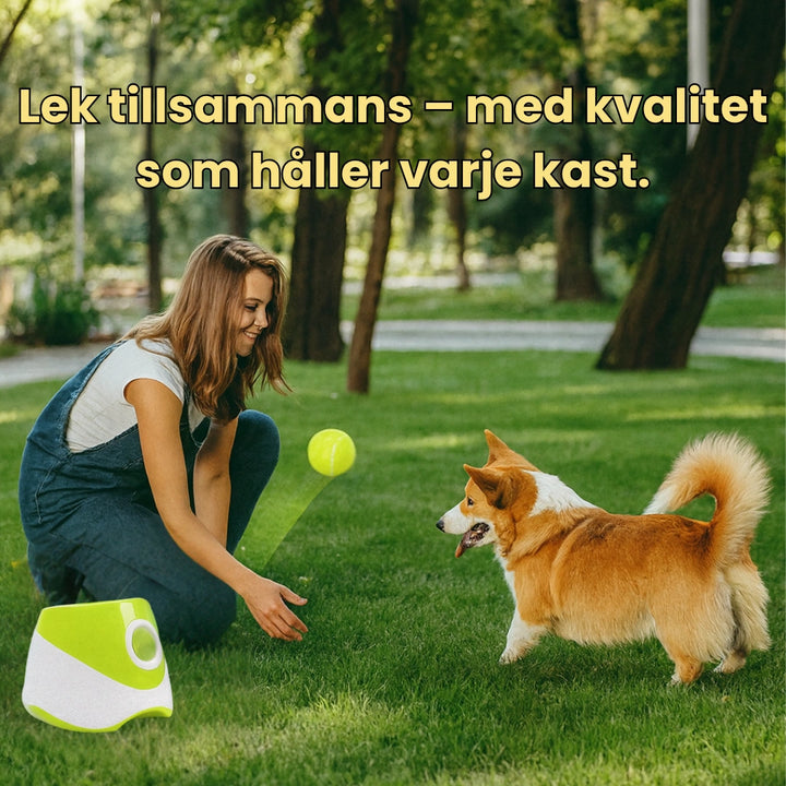 Automatisk Bollkastare för Hund Lek tillsammans – med kvalitet som håller varje kast Djurslottet
