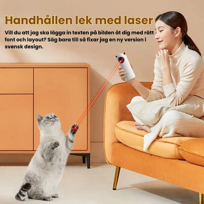 Automatisk laserpekare kattleksak Håll Din Katt Sysselsatt i Timmar - Djurslottet