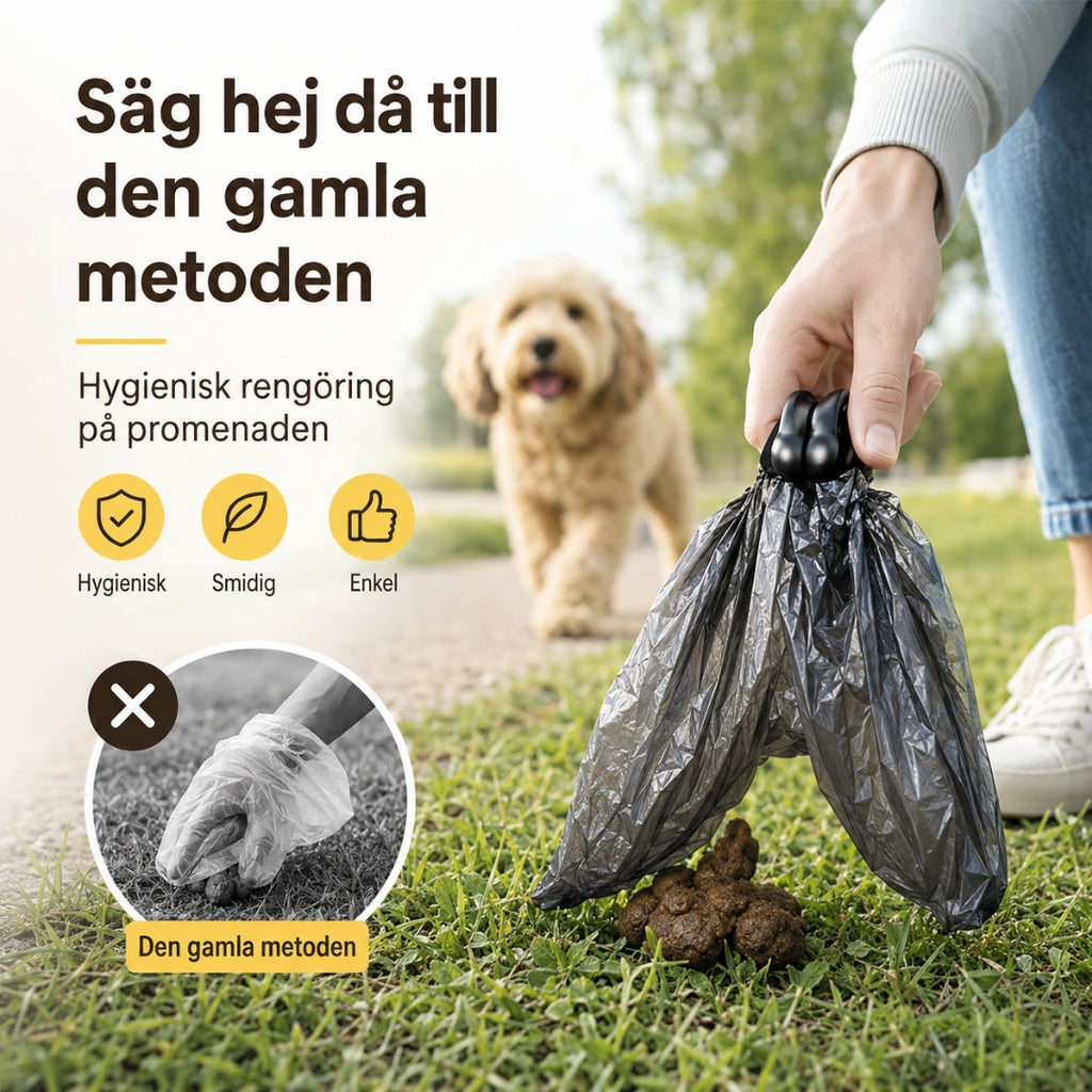 Bärbar Pooper scooper hygienisk - Djurslottet