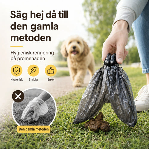 Bärbar Pooper scooper hygienisk - Djurslottet