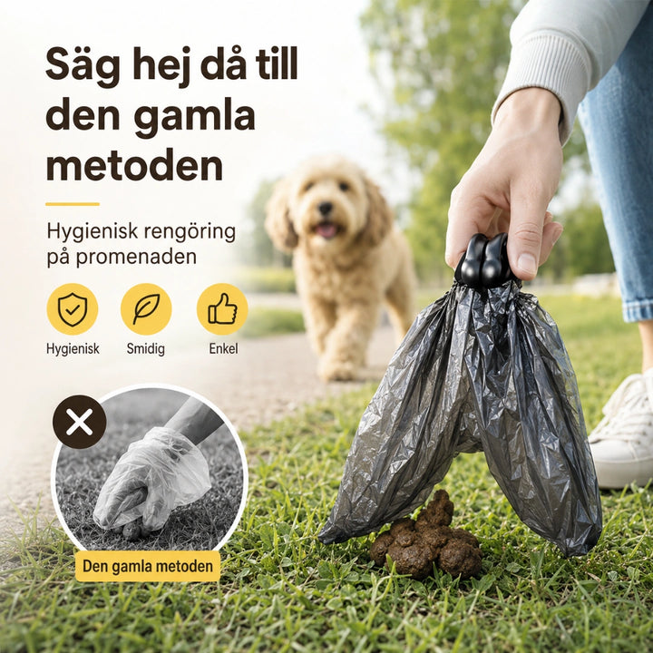 Bärbar Pooper scooper hygienisk - Djurslottet