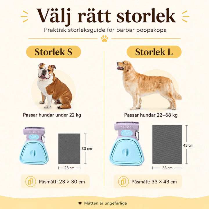 Bärbar Pooper scooper - Djurslottet