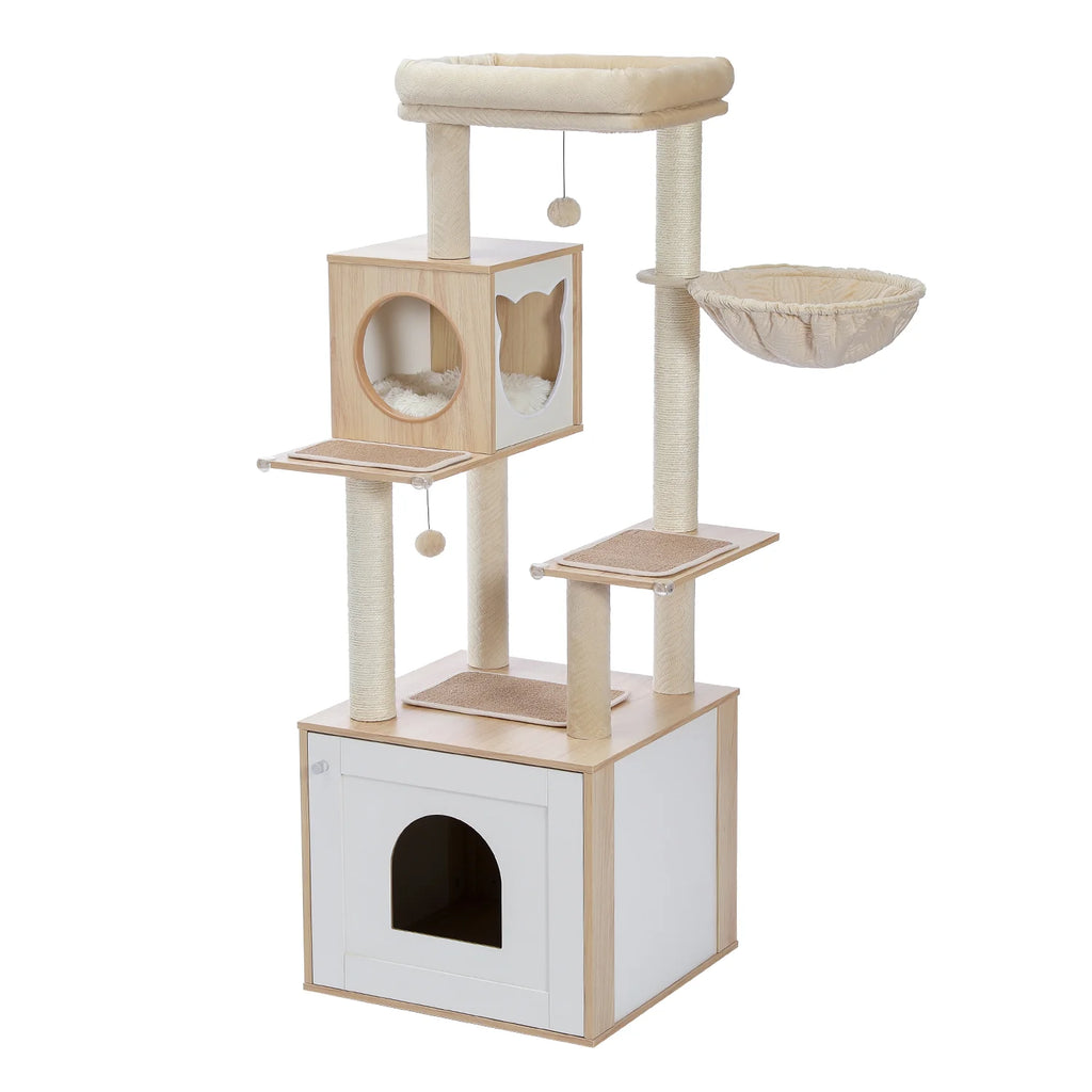 klösträd med Förvaringsskåp - Djurslottet