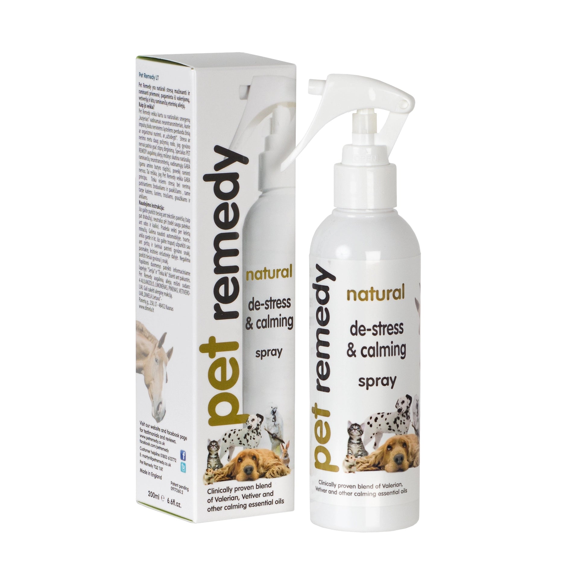 Pet Remedy Lugnande Spray - Djurslottet