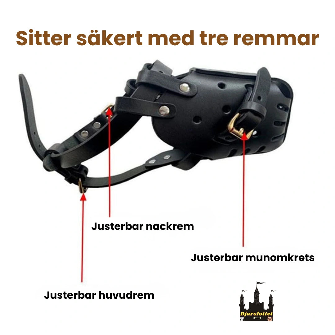 Canimora Munkorg för stora hundar Sitter säkert med tre remmar - Djurslottet