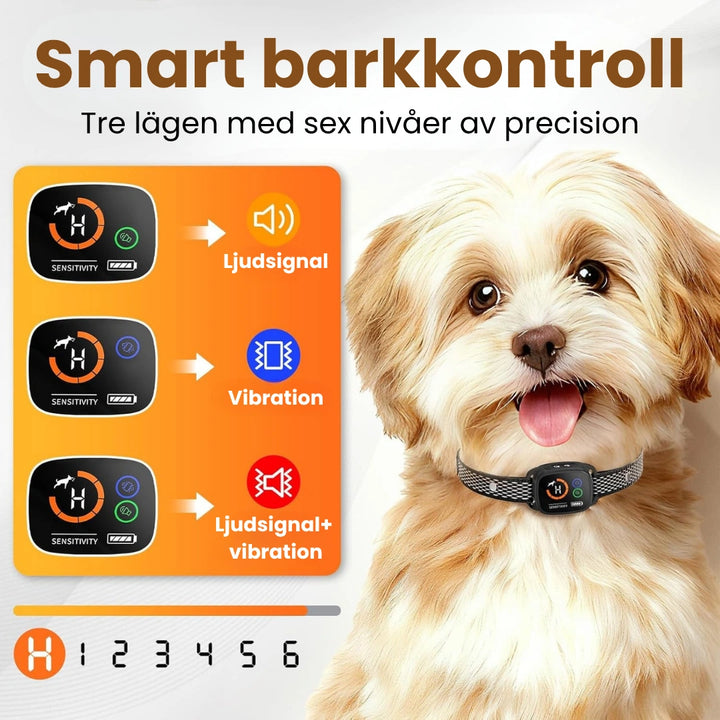 ChewUp Antiskällhalsband smart barkigenkänning - Djurslottet