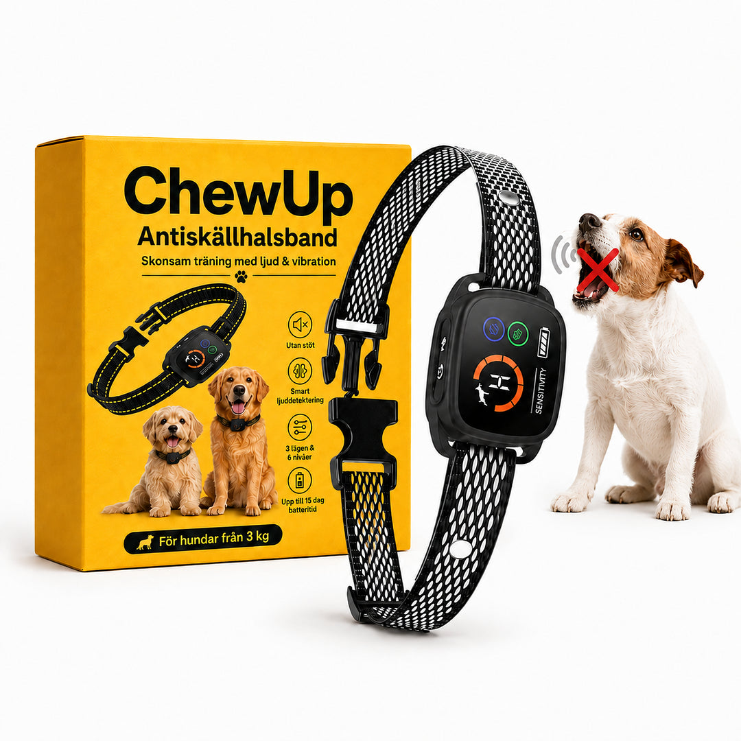 ChewUp Antiskällhalsband - Djurslottet