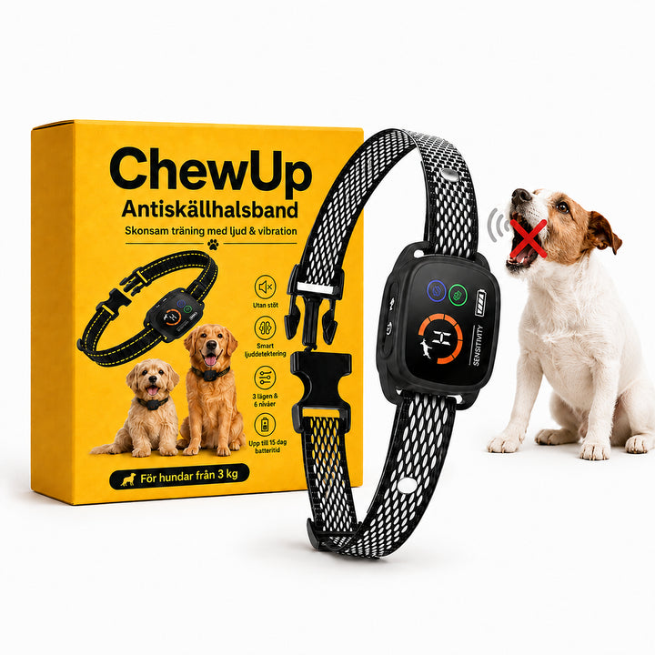 ChewUp Antiskällhalsband - Djurslottet