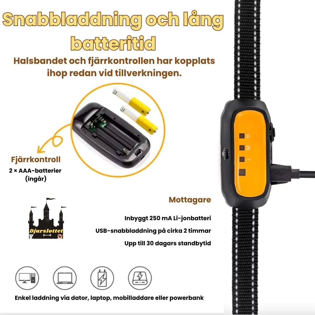 Citronella_antiskallhalsband med kontroll