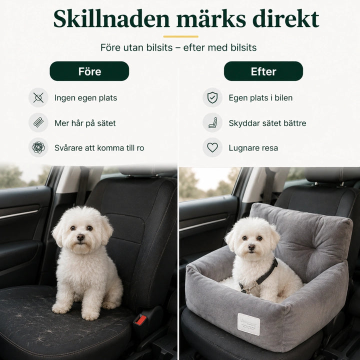 ComfyRide Bilsäte med Säkerhetsrem efter - Djurslottet