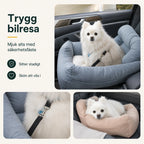ComfyRide Bilsäte med Säkerhetsrem trygg bilresa - Djurslottet