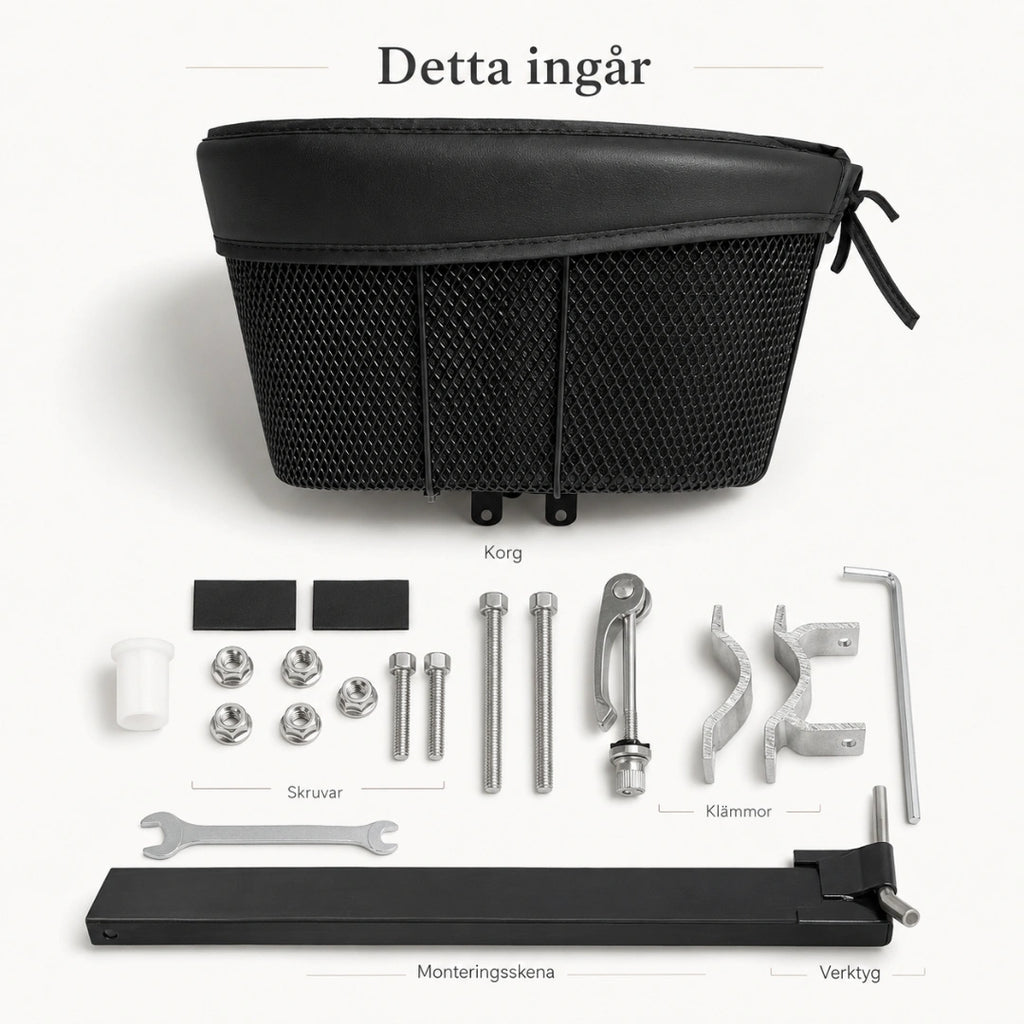 Detta ingår i ComfyRide cykelkorg - Djurslottet